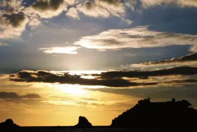atardecer en almuÃ±ecar