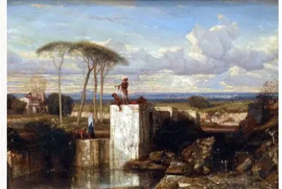 Alexandre Decamps puits Ã  l 'ouest