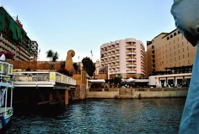 Embarcadero en Luxor, Egipto.