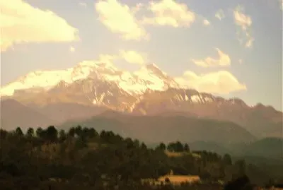 Volcanes nevados en el Valle de Puebla.
