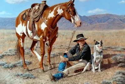Cowboy jigsaw puzzle