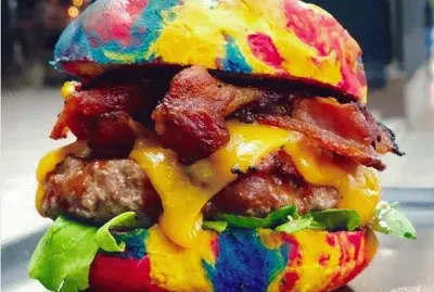 Rainbow Burger