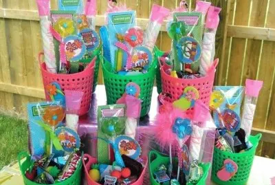 Pool Party Favor Baskets