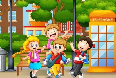 Cartoon jigsaw puzzle