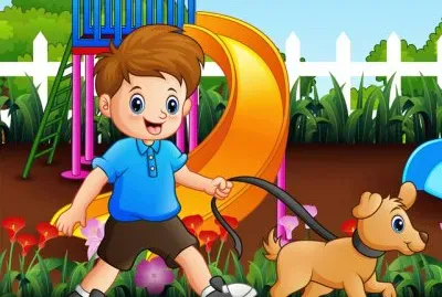 Cartoon jigsaw puzzle