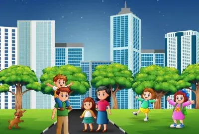 Cartoon jigsaw puzzle