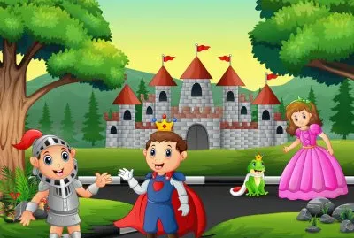 Cartoon jigsaw puzzle