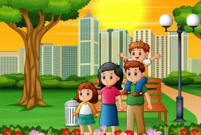 Cartoon jigsaw puzzle