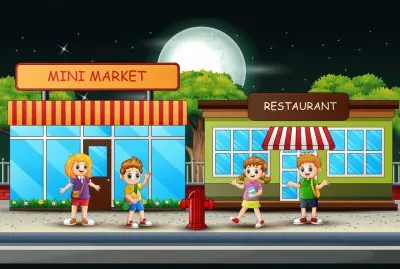 Cartoon jigsaw puzzle