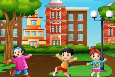 Cartoon jigsaw puzzle