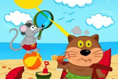 Cartoon jigsaw puzzle