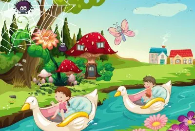 Cartoon jigsaw puzzle