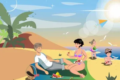 Cartoon jigsaw puzzle