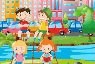 Cartoon jigsaw puzzle