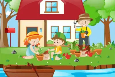 Cartoon jigsaw puzzle