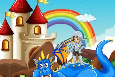 Cartoon jigsaw puzzle