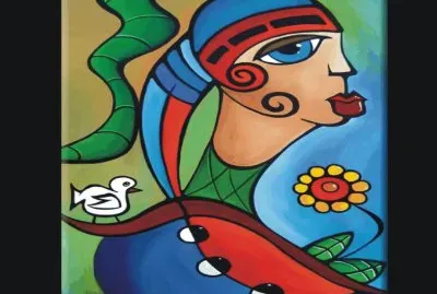 Abstract jigsaw puzzle