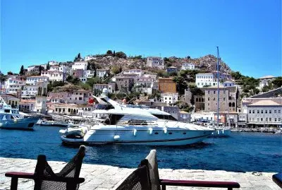 Isla griega en el Mar Egeo.