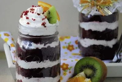 פאזל של Chocolate   Fruits Cake
