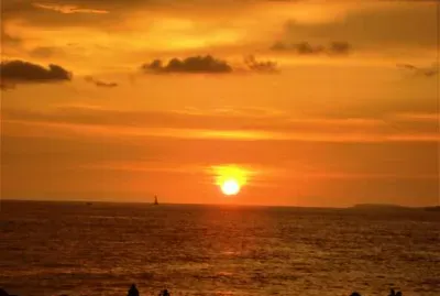 Puesta de sol en Puerto Vallarta.