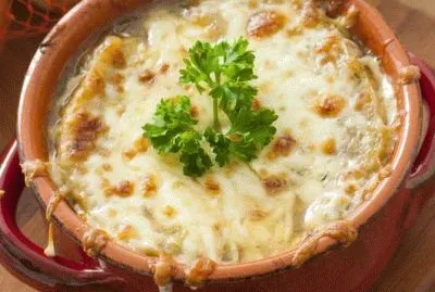 Gratin Soup With Cheese