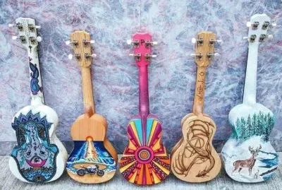 Guitar jigsaw puzzle