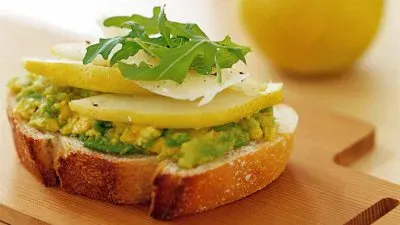 Avocado   Pear Bruschetta jigsaw puzzle