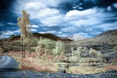 Scotland Trossachs Infrared