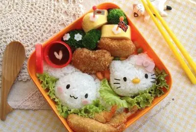 פאזל של Hello Kitty Bento