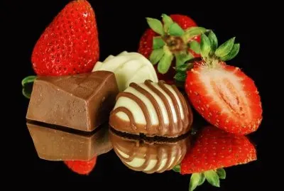 Chocolate jigsaw puzzle