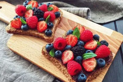 Red Fruits Toast jigsaw puzzle