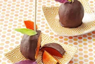Chocolate Orange Lollipop