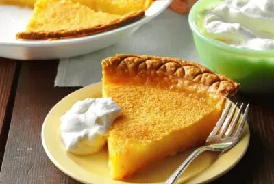 Sour Cream Orange Pie