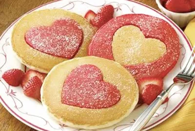 פאזל של Strawberry Heart Pancake