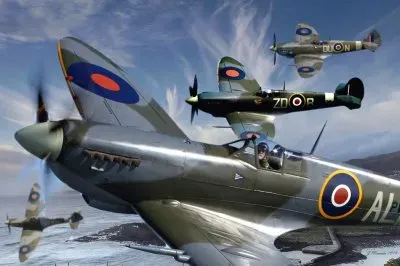 WWII planes montage