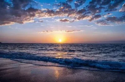 sunset at the ocean (2)