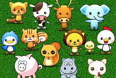 Animaux KawaÃ¯ jigsaw puzzle