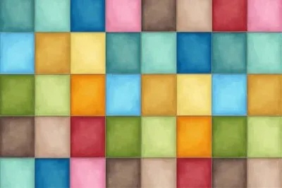 å½©è‰²æ ¼å­èƒŒæ™¯ jigsaw puzzle