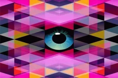 å½©è‰²æ™¶æ ¼èƒŒæ™¯