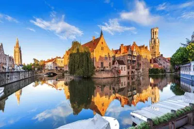 Un atardecer en Brujas jigsaw puzzle