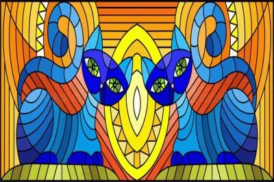 å½©è‰²çŽ»ç’ƒèƒŒæ™¯ jigsaw puzzle