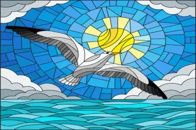 å½©è‰²çŽ»ç’ƒèƒŒæ™¯ jigsaw puzzle