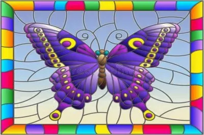 å½©è‰²çŽ»ç’ƒèƒŒæ™¯ jigsaw puzzle