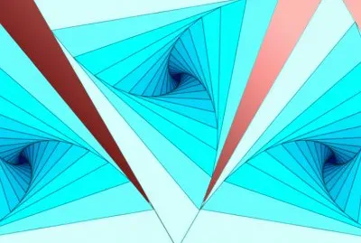 Turquoise jigsaw puzzle