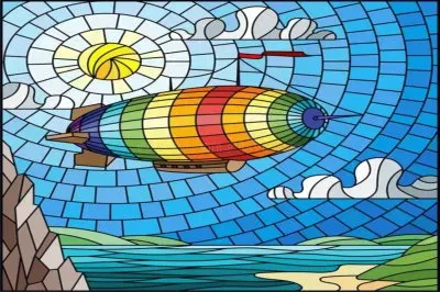 å½©è‰²çŽ»ç’ƒ jigsaw puzzle