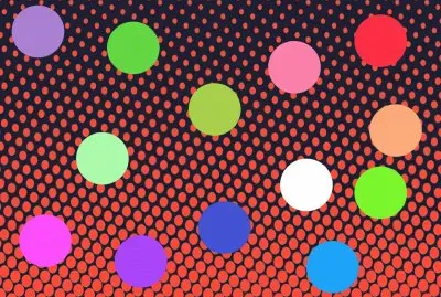 Boules colorÃ©es