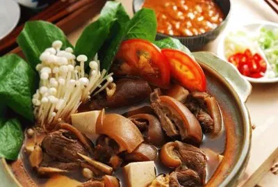 Mutton hot pot