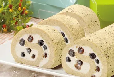 Boba cake roll