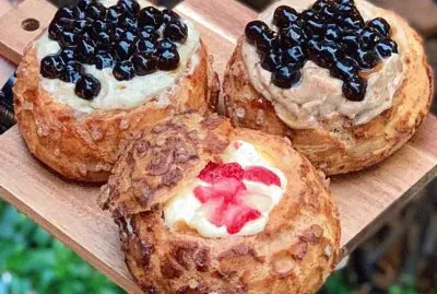 Boba cream puff