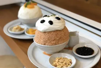 Boba shaved ice